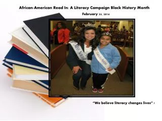 African-American Read In: A Literacy Campaign Black History Month