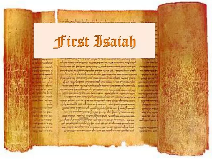 first isaiah