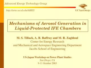 Mechanisms of Aerosol Generation in Liquid-Protected IFE Chambers