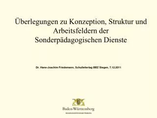 dr hans joachim friedemann schulleitertag bbz stegen 7 12 2011