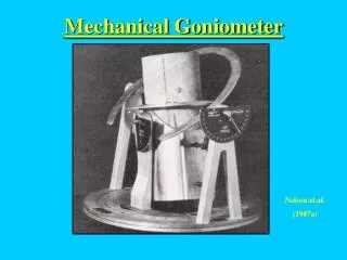 Mechanical Goniometer
