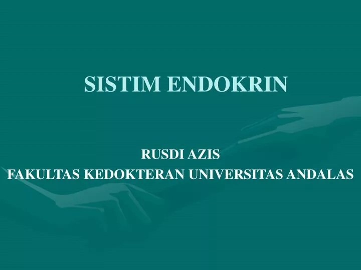 sistim endokrin