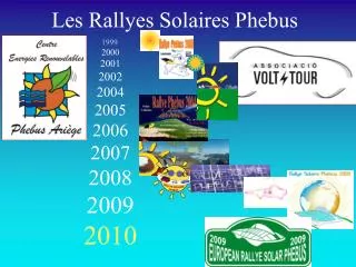 les rallyes solaires phebus