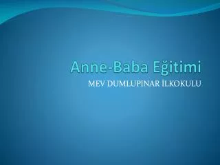 anne baba e itimi