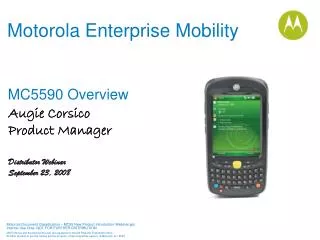 Motorola Enterprise Mobility