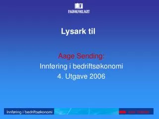 lysark til