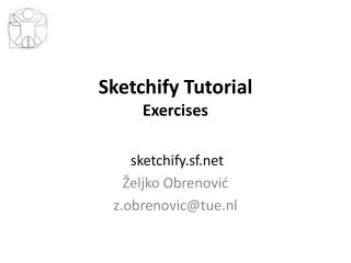 Sketchify Tutorial Exercises