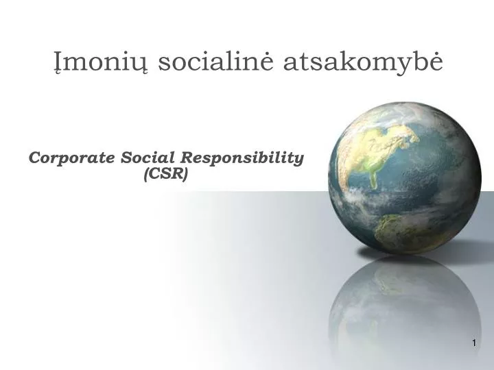 moni socialin atsakomyb