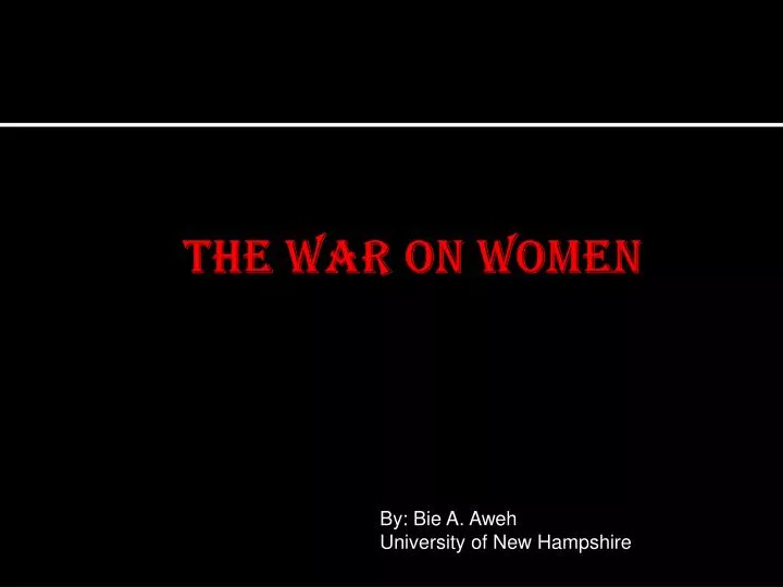 the war on women