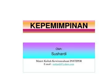 kepemimpinan