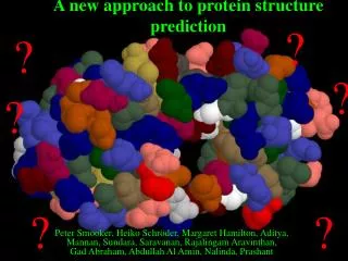 A new approach to protein structure prediction