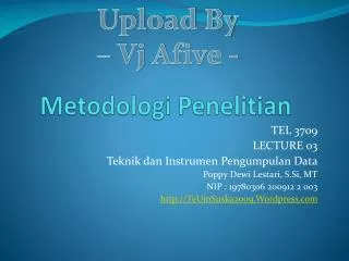 metodologi penelitian