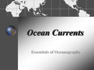 Ocean Currents