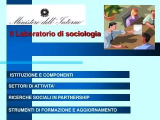 il laboratorio di sociologia