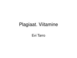 plagiaat viitamine