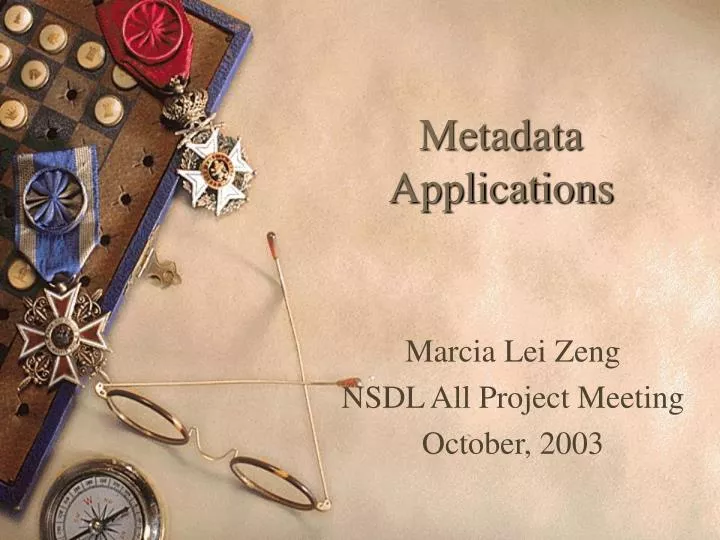 metadata applications