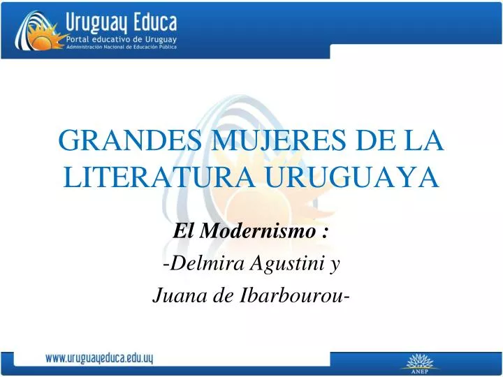 grandes mujeres de la literatura uruguaya