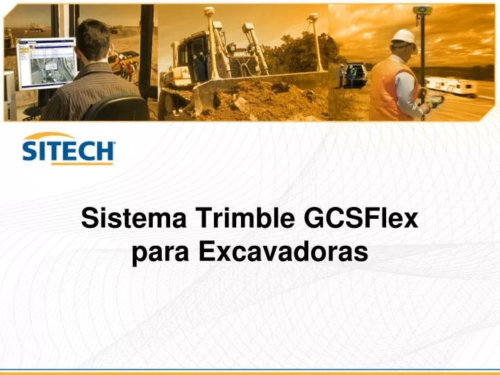 sistema trimble gcsflex para excavadoras