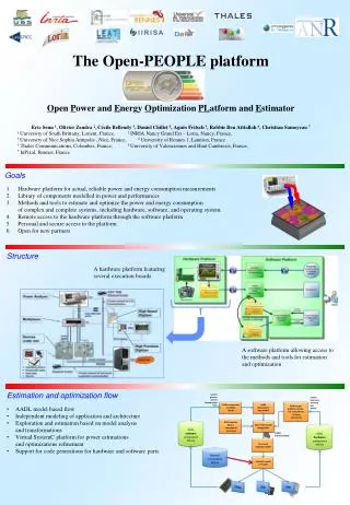 The Open-PEOPLE platform O pen P ower and E nergy O ptimization PL atform and E stimator