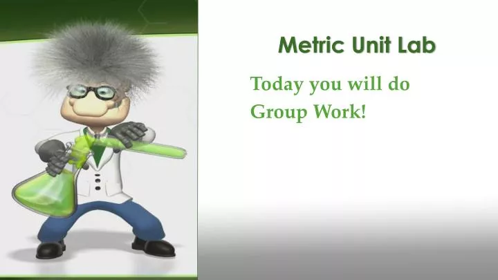 metric unit lab