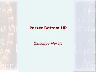 parser bottom up