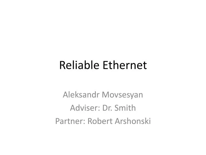 reliable ethernet