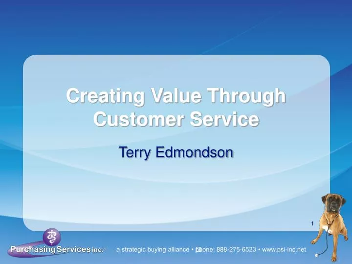 creating value through customer service