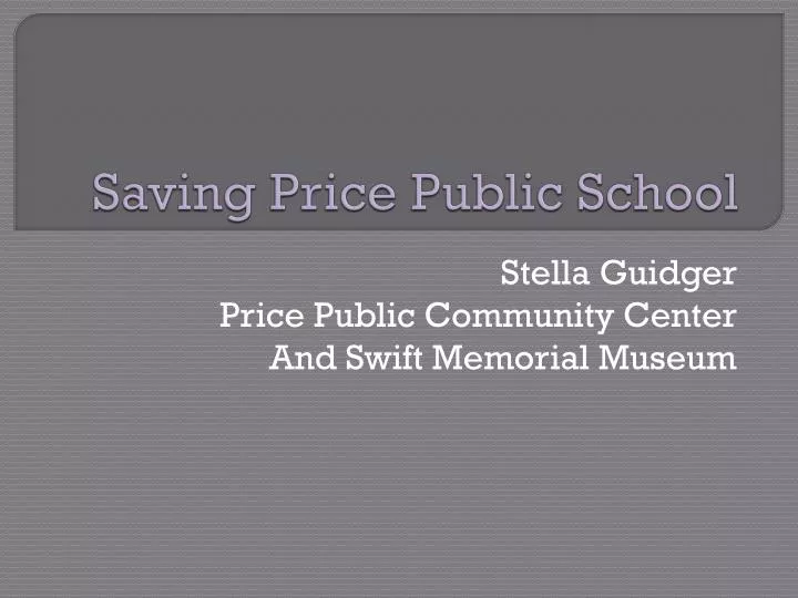 saving price public school