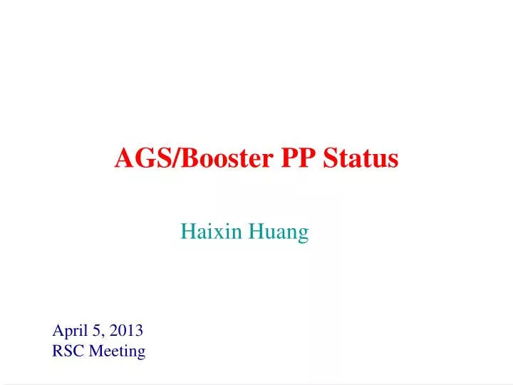 ags booster pp status
