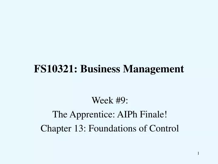 fs10321 business management