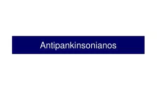 Antipankinsonianos
