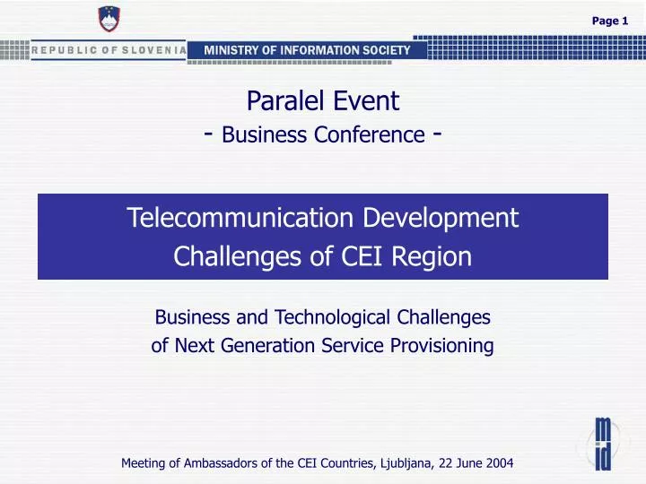 paralel event business conference
