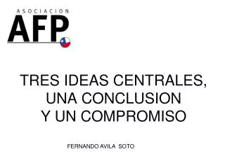tres ideas centrales una conclusion y un compromiso
