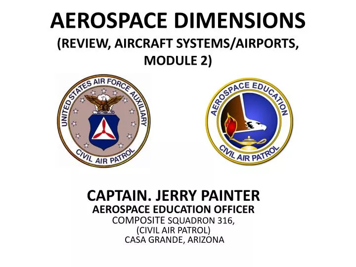 aerospace dimensions review aircraft systems airports module 2