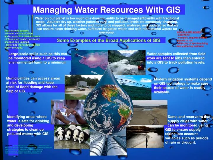 managing water resources with gis