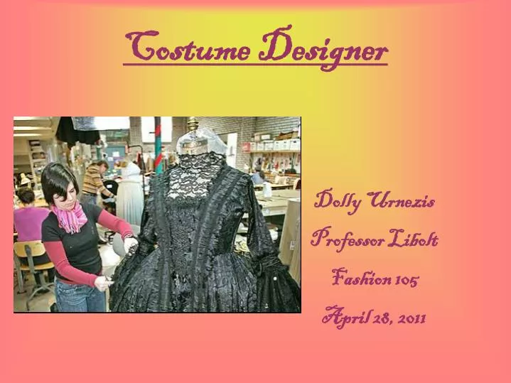 costume designer
