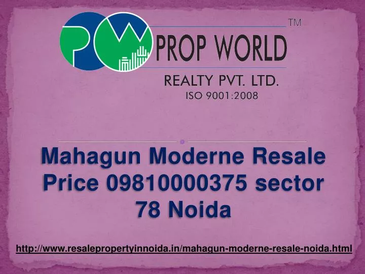 mahagun moderne resale price 09810000375 sector 78 noida