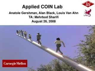 Applied COIN Lab