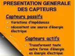 Capteurs passifs