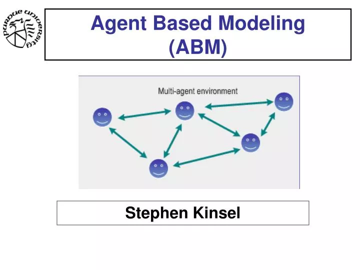 agent based modeling abm