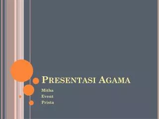 PPT - PRESENTASI AGAMA PowerPoint Presentation, Free Download - ID:3438967