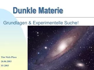 dunkle materie