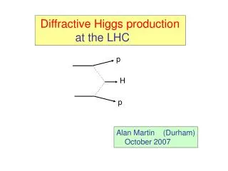 Diffractive Higgs production at the LHC