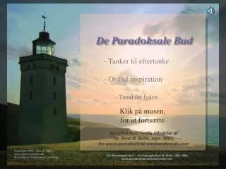 - Tanker til eftertanke - Ord til inspiration