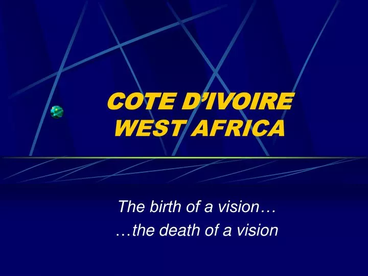 cote d ivoire west africa