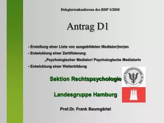 delegiertenkonferenz des bdp 1 2010