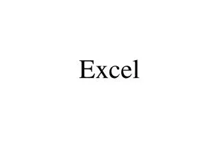 excel