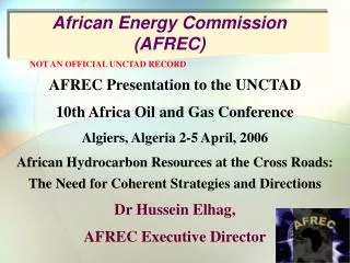 African Energy Commission (AFREC)