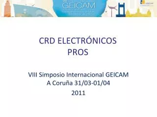crd electr nicos pros