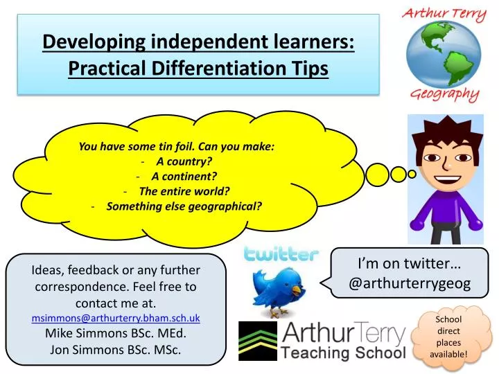 developing independent learners practical differentiation tips